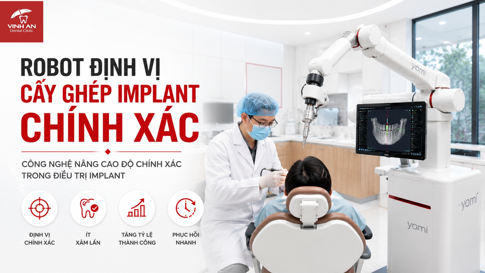 Robot Định Vị Cấy Ghép Implant Chính Xác – Công Nghệ Nâng Cao Độ Chính Xác Trong Điều Trị Implant
