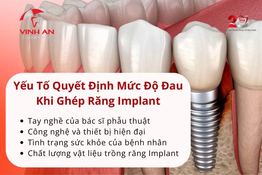 Trồng Răng Implant Có đau Không