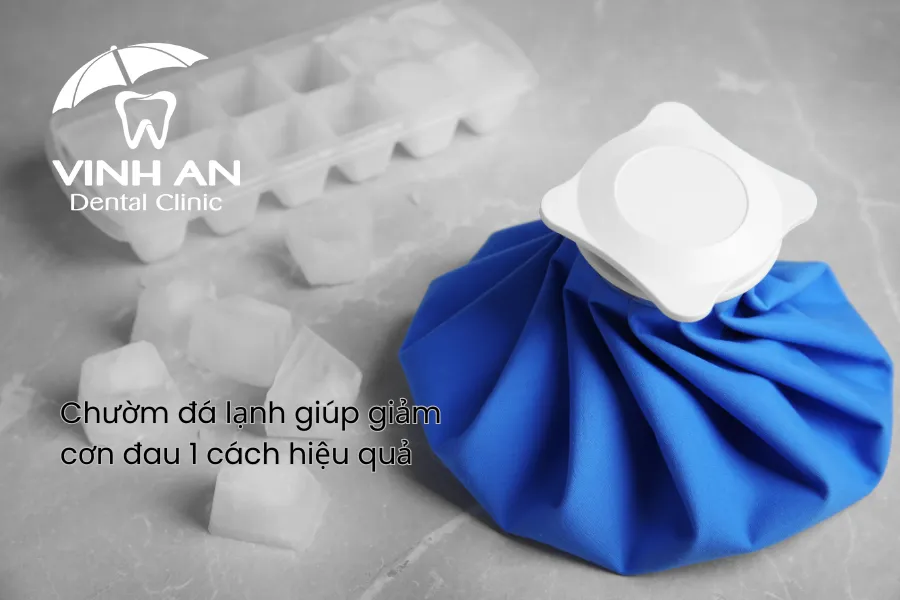 Apply ice to relieve pain
