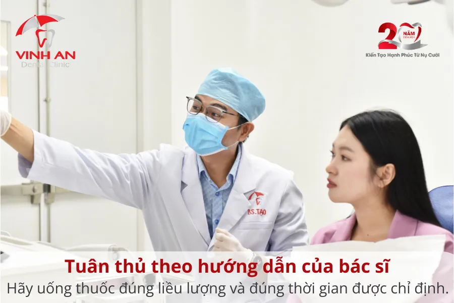 Remember to return for a check-up as scheduled by your doctor.