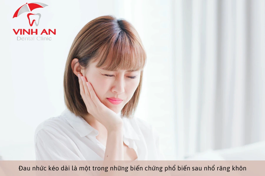 Các biến chứng sau khi nhổ bỏ răng khôn