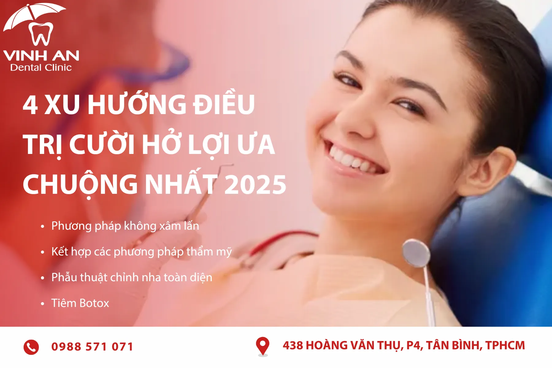 4 Xu hướng điều trị cười hở lợi
