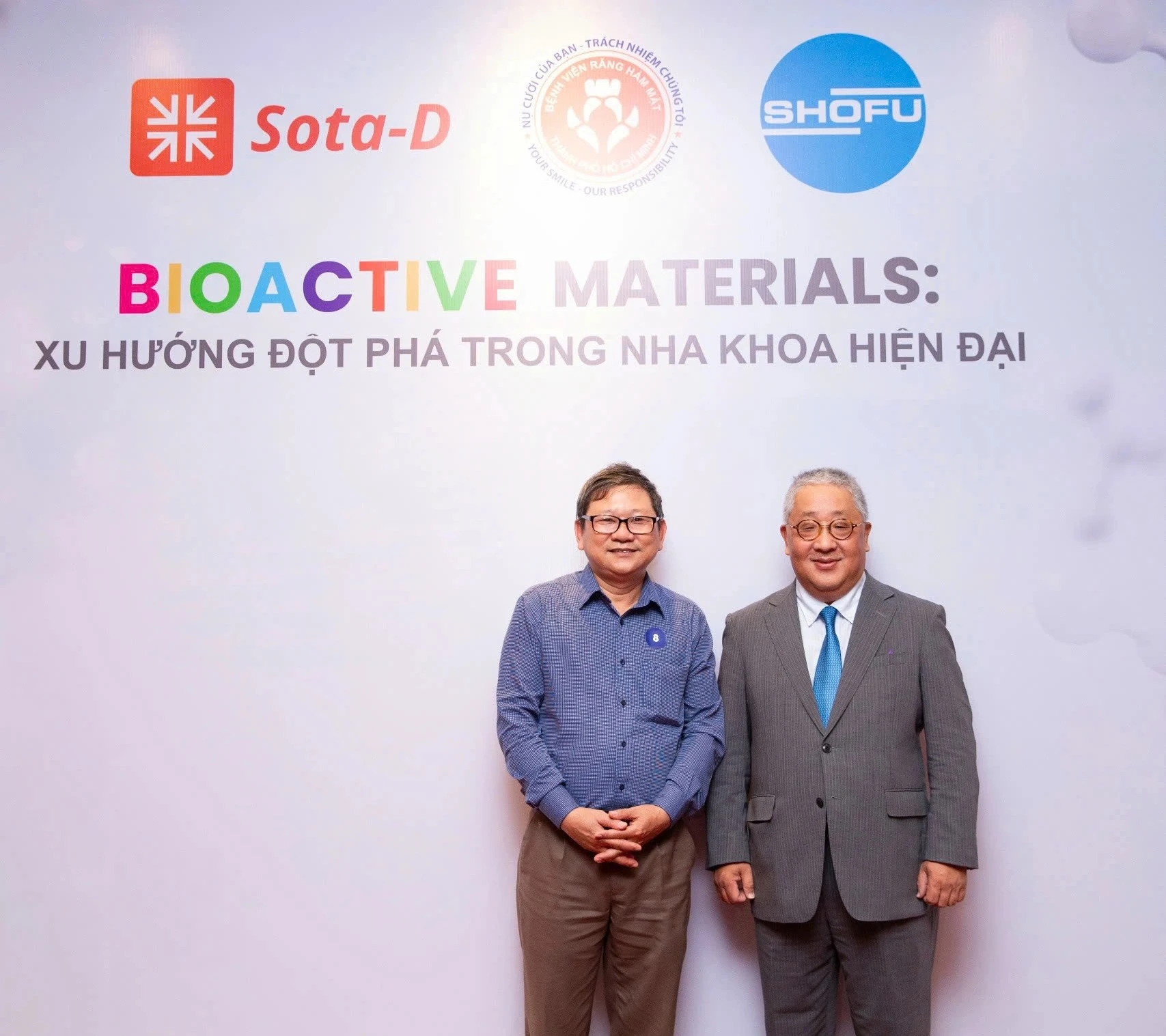 NHA KHOA VINH AN TẠI HỘI THẢO BIOACTIVE MATERIAL