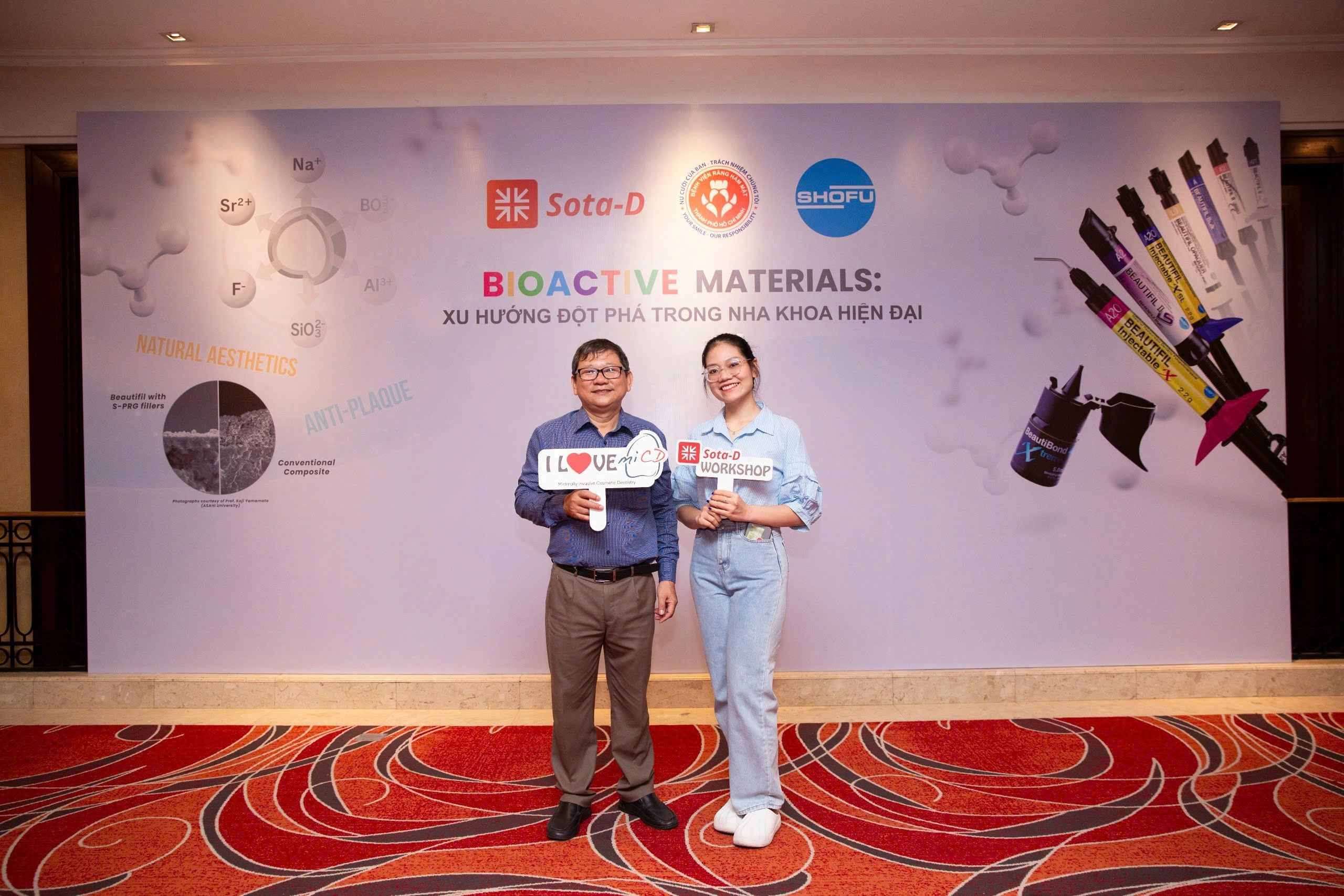 NHA KHOA VINH AN TẠI HỘI THẢO BIOACTIVE MATERIAL