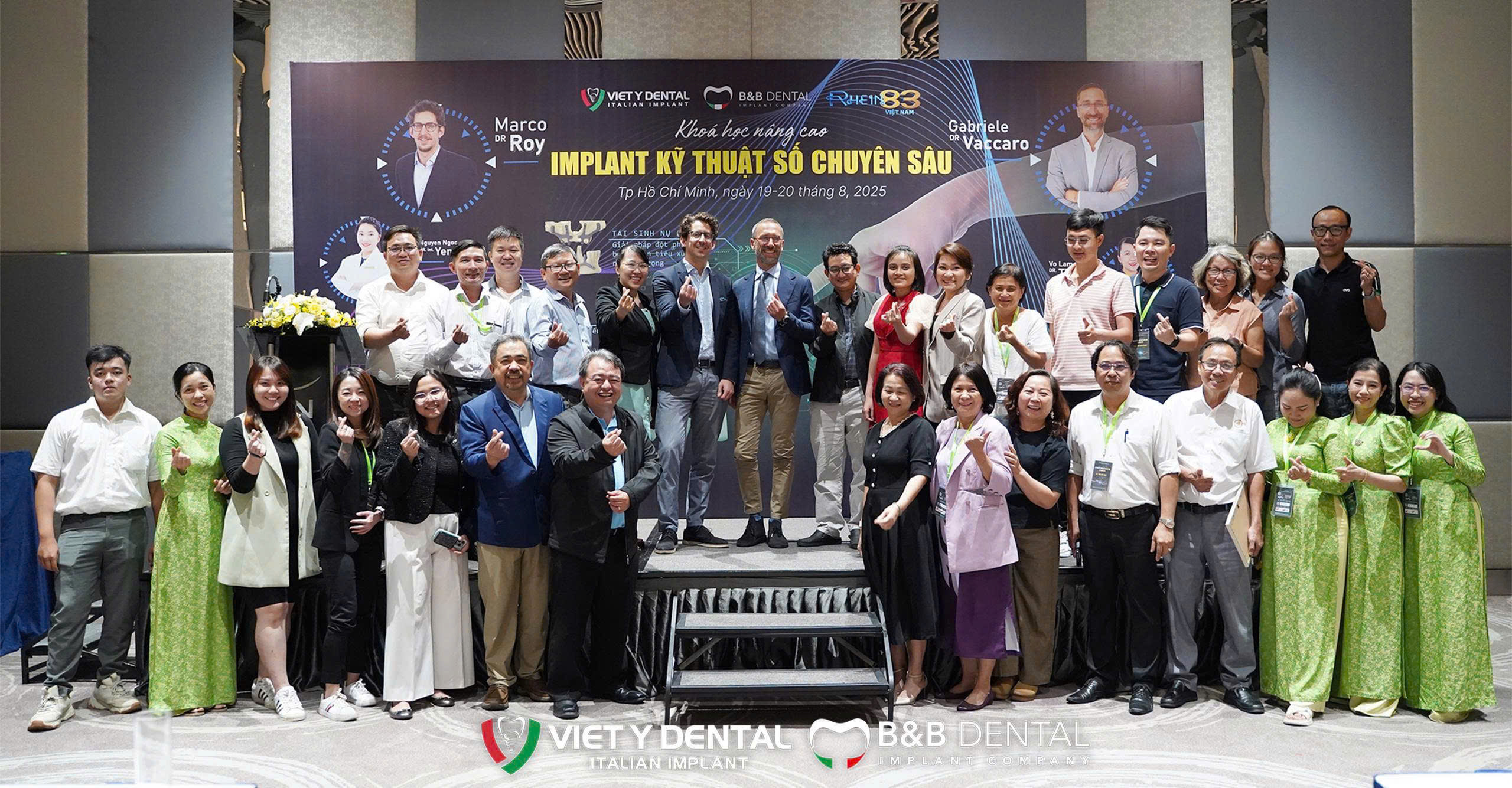 Khóa Học Implant Kỹ Thuật Số Chuyên Sâu tại Novotel Saigon Centre, cùng các chuyên gia quốc tế